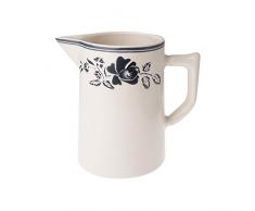 Depot dargonne Pichet de Rose, Motif en cÃ©ramique, Gris, 11.5Â x 16.5Â x 17Â cm