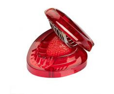 Westmark Coupe Fraises en Plastique/Acier Inoxydable, 9,5Â x 7,5Â x 2,7Â cm, Rouge, 51742280