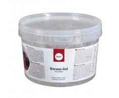 Rayher gel à  bougie boîte de 2 kg, environ 2500 ml  gel incolore pour la fabrication de bougie à  décorer ou costumiser selon vos envies  matériel pour fabriquer des bougies  transparent