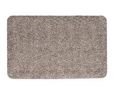 andiamo Paillasson Samson, Tapis dentrÃ©e Lavable Ã 30Â°C, Coton, Granite, 60 x 100 cm