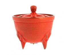 Iwachu INC29021RD Iwachu BrÃ»le-Parfum Bol Rouge 8,81 cm