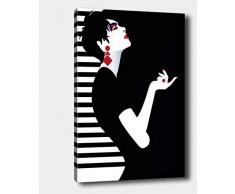 Bonamaison Peinture sur toile, multicolore, 40 x 60 cm - ConÃ§u et fabriquÃ© en Turquie