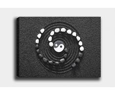 Bonamaison Peinture sur toile, multicolore, 50 x 70 cm - Conçu et fabriqué en Turquie