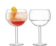 LSA International Mixologist Verre à Cocktail Transparent 520 ML X 2, 11 x 11 x 18 cm