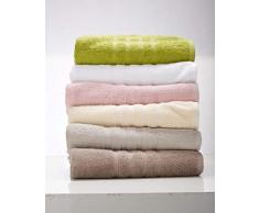 Today Drap Bain 100% Coton, Ivoire, 130x70 cm