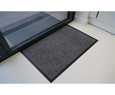 Serdim Rugs Tapis antidÃ©rapant en Caoutchouc Anti-salissure, Gris argentÃ©, 60 x 180 cm (2 x 6)