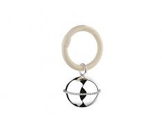 Unbekannt Balle Hochet bord perlÃ© anneau en 9Â x 5,5Â x 3,5Â cm plaquÃ© argent