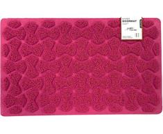 Nicoman Paillasson en Forme de nÅud Papillon, Rose, 75x44cm