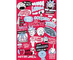 GB Eye Poster de Rick et JoJo, Citations, 61Â x 91.5Â cm, diverses