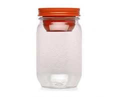 Aladdin - Lunch Box pour Salade avec Compartiment à Vinaigrette 1 L