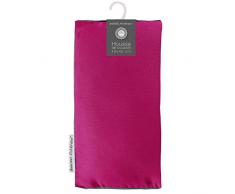 coton dintérieur housse de coussin 60x60 cm coton panama fuchsia/ardoise
