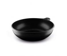 Castey Fundix Wok Ã induction AntiadhÃ©sif en Fonte daluminium avec PoignÃ©e Amovible Rouge, 28 cm, 4 litres