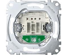 Merten MEG3136-0000 Interrupteur/va-et-vient unipolaire avec lampe dorientation et bornes à fiche 10 AX AC 250 V