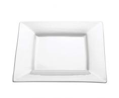 Maxwell Williams Assiette carrée Blanc 22 cm