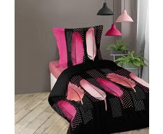 PARURE 2 P. 140 x 200 CM IMPRIME 42 FILS ALLOVER DOUCERIA