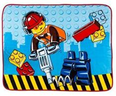 Character World Couverture Polaire Lego City Construction Corail