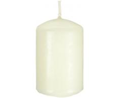 Papstar 15360 12 Bougies cylindriques Ã 40 x 60 mm ivoire
