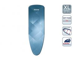 Leifheit Heat Reflect Diamonds Housse de rechange pour Table Ã Repasser, Bleu, 140 x 45 cm
