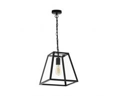 Eglo SÃ©rie AMESBURY 1 Suspension 1 ampoule. Noir