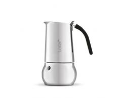 BIALETTI â Cafetière Kitty â 6 tasses â 30cl â Tous Feux dont Induction â Acier Inoxydable