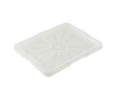 Keeeper Couvercle pour Boîte de Rangement Franz, Taille : L/XL, 43 x 35 cm, Franziska, Transparent