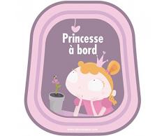 DECOLOOPIO 1805 Autocollant - BÃ©bÃ© Ã Bord Princesse, Pourpre