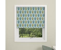 debel Sécurité Enfant Chouette Design Store Enrouleur occultant, 100% Polyester, Bleu, 60 x 175 cm