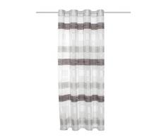 Home Fashion 51023-560 Echarpe Voilage avec Åillets Pierre Gris 245 x 140 cm