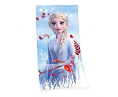 Herding DISNEY LA REINE DES NEIGES 2 Serviette de Bain, 75 x 150 cm, Coton, Bleu