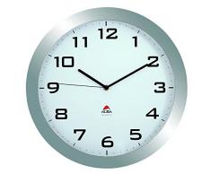 Alba HORISSIMO M Grande Horloge Silencieuse Gris MÃ©tal 38 x 5,5 x 38 cm