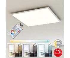 Briloner Leuchten 7195-016 Plafonnier à intensité variable avec télécommande 36 W 3800 lm Blanc 59,5 cm 36 W
