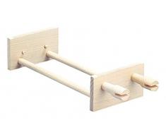 Rayher 7201600 métier à tisser pour perles métier à tisser en bois de 25x15 cm pour confectionner des bijoux dune largeur denv. 95 mm accessoire darts créatifs pratique couleur nature