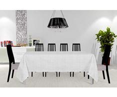 Soleil docre Galaxy Nappe, Polyester, Blanc, 150 x 300 cm