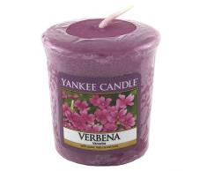 YANKEE CANDLE 1507755E 49 g Bougie Votive Verveine, Combinaison, Violet, 4,5x4,5x5 cm