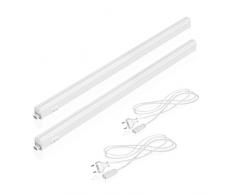 parlat LED luminaire sous meuble Rigel, 57,3cm, 760lm, blanche-chaude, 2 pcs