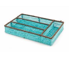 Villa dEste Home Tivoli 2417429Â Porte Couverts Bas, Papier, Bleu Clair