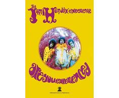 Heart Rock Drapeau original Jimi Hendrix Are You Experienced, en tissu, 110Â x 75Â x 0,1Â cm - Multicolore