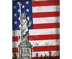 Eurographics des Ãtats-Unis Drapeau 40Â x 50, Plastique, United States Flag 40x50, Multicolour, 40 x 2.6 x 50 cm