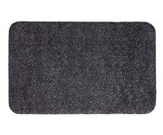 andiamo 700607 Paillasson Samson uni 50 x 80Â cm en Coton, Lavable Ã 30Â Â°C, Coton, Anthracite, 40x60 cm