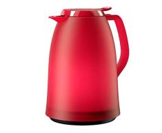 Emsa 514503 MAMBO Pichet isotherme, fermeture Quick Tip 1 Litre, (L x B x H): 17,2 x 14,5 x 21,5 cm, orange rose