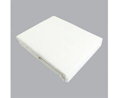 Lovely Casa D24820001 Alicia Drap Plat Coton Blanc 300 x 240 cm