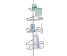 InterDesign 42685EU York 2 Serviteur de Douche et Baignoire Ã Tension Satin