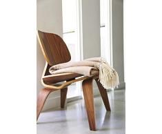 Blanc des Vosges Himalaya Plaid Cachemire CrÃ¨me 180 x 130 cm