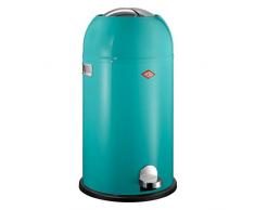 WESCO Poubelle Kick Master, de Cuisine, métal, 38 x 71 x 38 CM, Métal, türkis, 38 x 71 x 38 cm