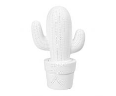 Sema 99246 Lampe Cactus Blanche, CÃ©ramique, Blanc