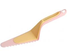 Zeller 41217 Pelle à Tarte Candy 27,5x7cm 2 pièces Rose/crème, Plastique, 5 x 7 x 6,5 cm