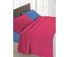 Linge de lit Italien de lit Double Violet/Gris 250 x 300 cm