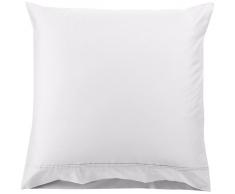 AmazonBasics Taies doreiller en satin de coton anti plis 400 fils/cm² Blanc
