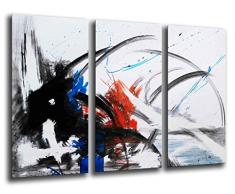 Tableau Moderne Photographique, Impression sur bois, Image dart abstrait, 97 x 62 cm, ref. 26193