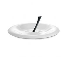 Koziol 3170525 Coupe Ã Fruits, Plastique, Blanc/Noir, 28 x 18 x 18 cm